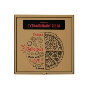 10" Kraft Generic Pizza Box