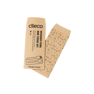 Wooden Cutlery Pouch (160 mm – Spoon, Fork & Tissue)
